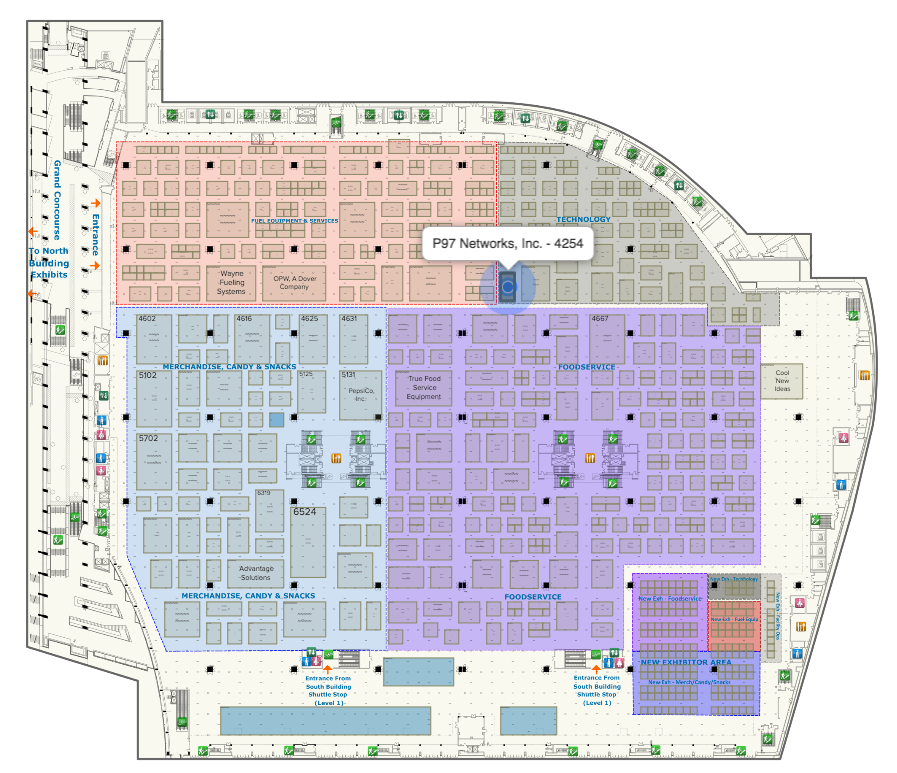 P97 Networks NACS Booth Location