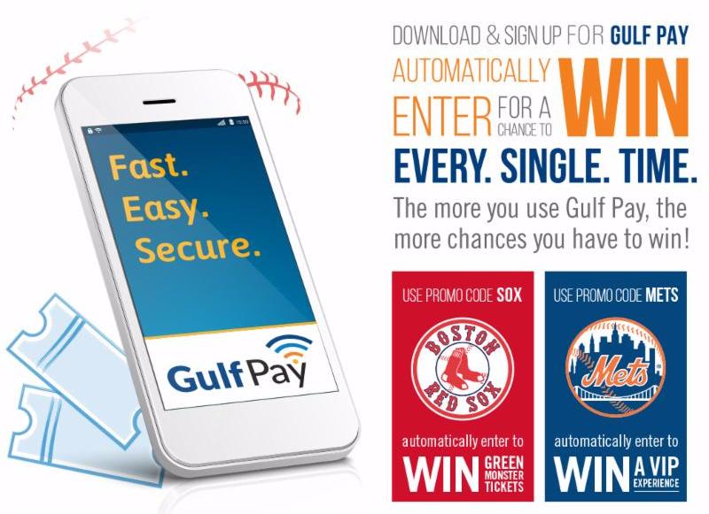 Gulf Pay Sweepstakes Launches with MLB Teams